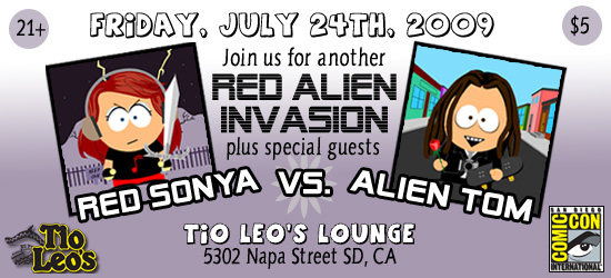 another Red Alien Invasion + guests
