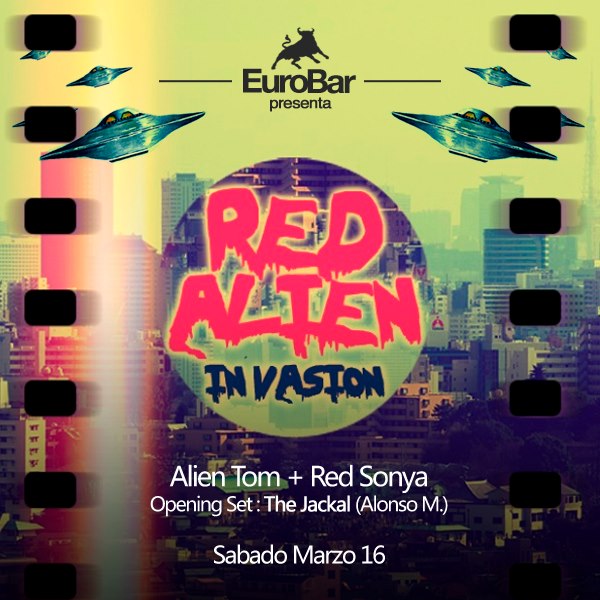Red Alien Invasion Eurobar 2013