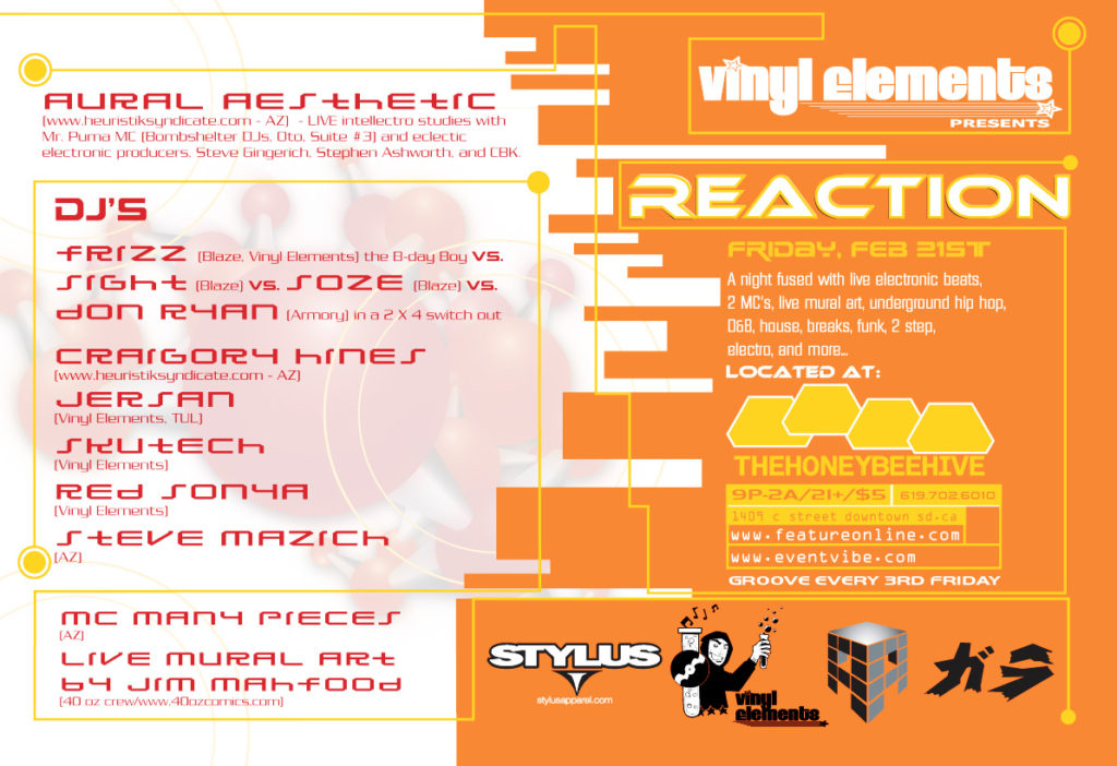 Vinyl Elements presents Reaction