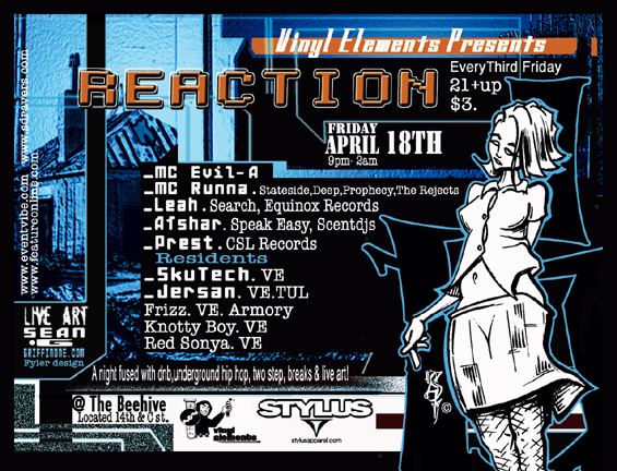 Vinyl Elements presents Reaction