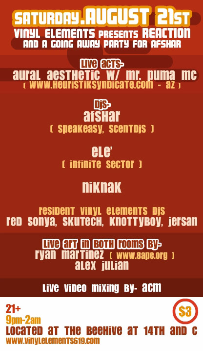 Vinyl Elements presents Reaction