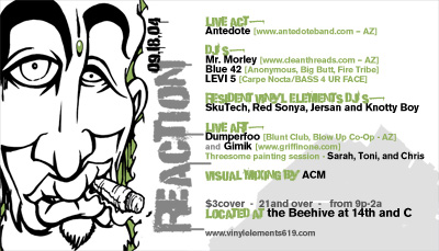 Vinyl Elements presents Reaction