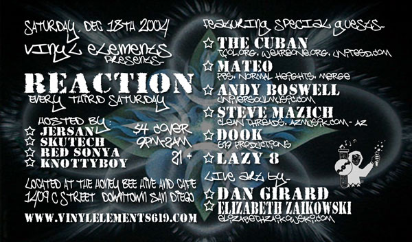 Vinyl Elements presents Reaction