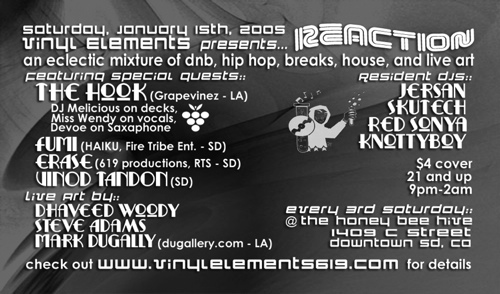 Vinyl Elements presents Reaction