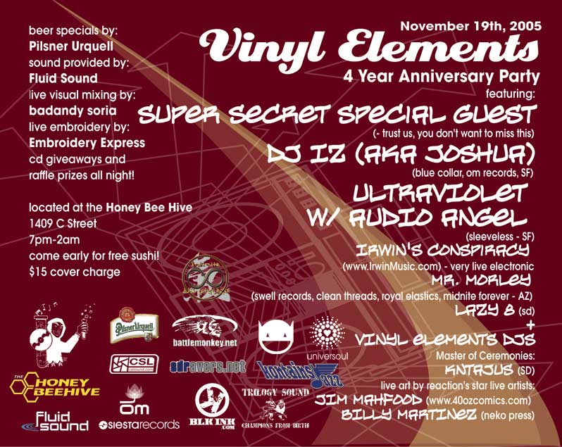 Vinyl Elements presents Reaction
