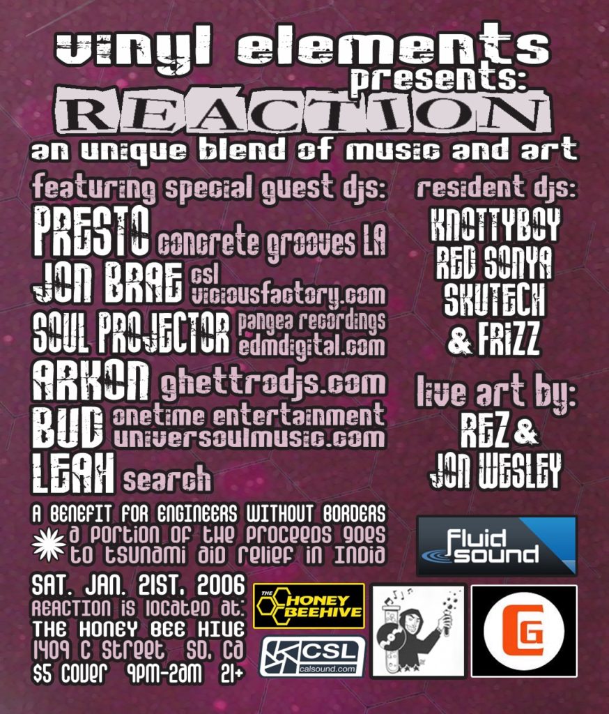 Vinyl Elements presents Reaction