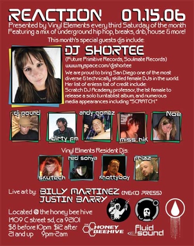 Vinyl Elements presents Reaction