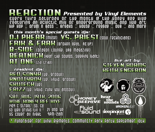 Vinyl Elements presents Reaction